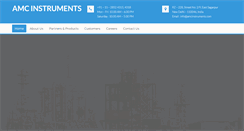 Desktop Screenshot of amcinstruments.com